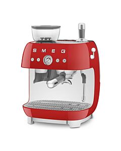 Smeg 50's style handmatige espressomachine 2,4 liter rood