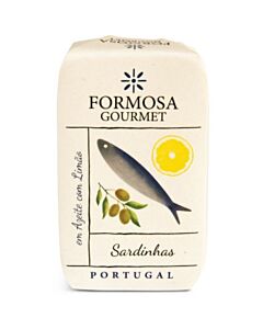 Formosa Gourmet Sardines In Olijfolie Citroen blikje 120 gr