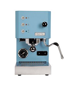 Profitec 100 Go espressomachine rvs mat blauw