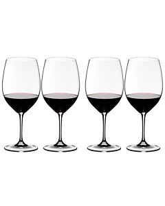 Riedel Vinum Cabernet / Merlot rode wijnglas 610 ml kristalglas 4 stuks