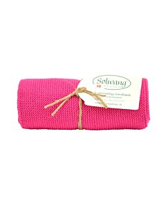 Solwang Design handdoek 32 x 47 cm katoen Pink