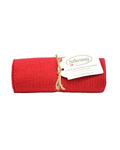 Solwang Design handdoek 32 x 47 cm katoen Warm Red