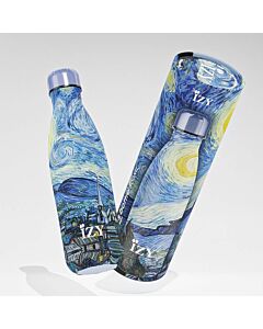 IZY Bottles x Van Gogh drinkfles 500 ml Starry Night rvs