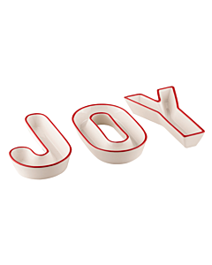 Ladelle Letters Joy schalenset porselein 3-delig