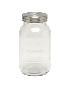 Kilner Sifter Jar zeefset 1 liter glas rvs