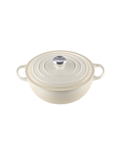 Le Creuset wok-braadpan 4,1 liter ø 26 cm gietijzer meringue