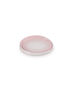 Le Creuset ovale lepelhouder 15 cm aardewerk Shell Pink