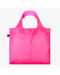 Loqi Bag - Neon Pink Recycled opvouwbare tas