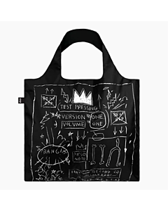 Loqi Bag M.C. - Basquiat Crown Recycled opvouwbare tas