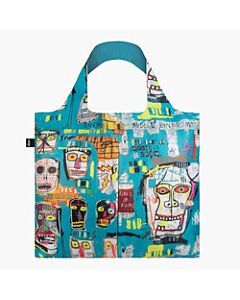 Loqi Bag M.C. - Basquiat Skull Recycled opvouwbare tas