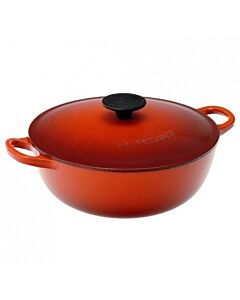 Le Creuset wok-braadpan 4,1 liter ø 26 cm gietijzer kersrood