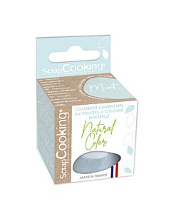 ScrapCooking Natural Origin kleurstofpoeder 10 gram Mint
