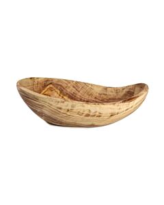 Bowls and Dishes Pure Olive Wood schaal rustique ovaal ø 17 cm olijfhout