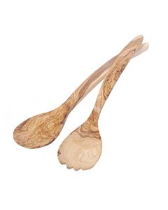Bowls and Dishes Pure Olive Wood slacouvert 4-tand 38 cm olijfhout