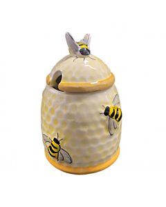 Oldenhof Bijenkorf honingpot aardewerk