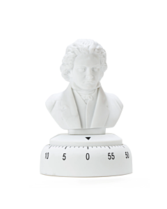 Oldenhof keukentimer Beethoven wit 11,4 x ∅ 5,7 cm