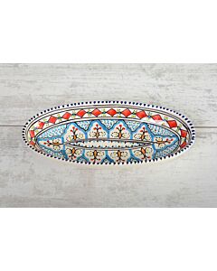 Oldenhof Mehari ovale schaal 30 cm aardewerk