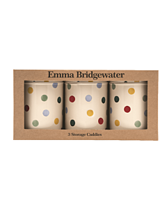 Emma Bridgewater Polka Dots blikkenset blik 3-delig