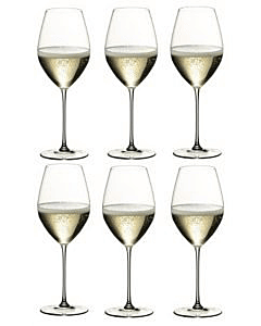 Riedel Vinum Champagne wijnglas 445 ml kristalglas 6 stuks