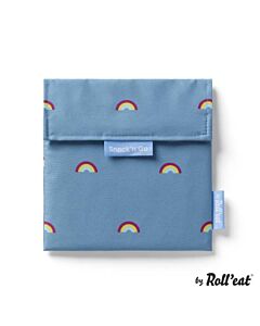 by Roll'eat Snack'n'Go Icons herbruikbare Snack Bag 18 x 18 cm polyester Rainbow