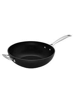 Le Creuset Les Forgées wokpan met steel en tegengreep ø 30 cm aluminium