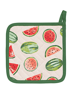 Now Designs Watermelon pannenlap 20 x 20 cm katoen roze