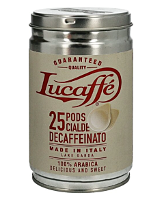 Lucaffé Decaffé espressoservings 25 stuks