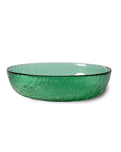 HK Living The Emeralds saladeschaal ø 18,5 cm glas groen