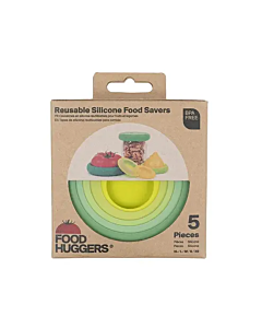 Food Huggers Sage Green vorm silicone 5-delig