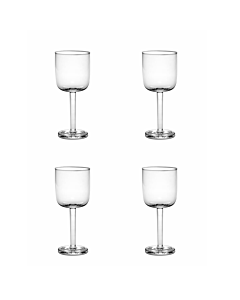 Serax Base witte wijnglas recht 270 ml ø 7,2 cm h 17 cm glas 4 stuks