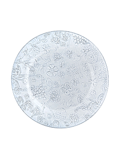 Bordallo Flora serveerbord ø 34,5 cm aardewerk wit