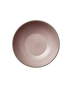 Bitz pastabord ø 20 cm h 6 cm aardewerk roze