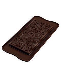Silikomart EasyChoc Coffee Choco Bar 15,5 x 7,5 cm silicone bruin