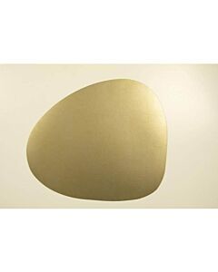 Finesse Skin Natur Pebble placemat 40 x 46 cm leer Gold