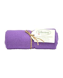 Solwang Design handdoek 32 x 47 cm katoen Purple