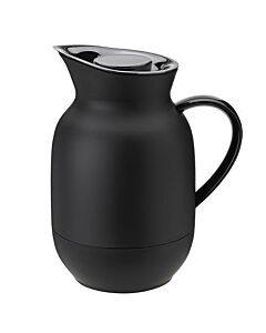 Stelton Amphora thermoskan 1 liter Soft Black