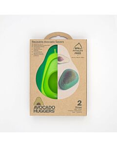 Food Huggers Avocado hugger vorm silicone groen 2 stuks