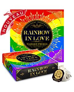 Mariage Frères Rainbow in Love blauwe thee 30 zakjes