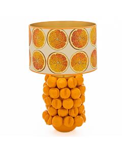 Vazen Atelier Sinaasappel lamp met kap keramiek oranje