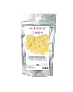 ScrapCooking Couverture witte chocolade 190 gram