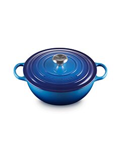Le Creuset wok-braadpan 4,1 liter ø 26 cm gietijzer Azure