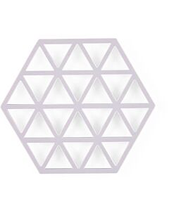 Zone Denmark Triangles onderzetter 16 x 14 cm silicone lavendel